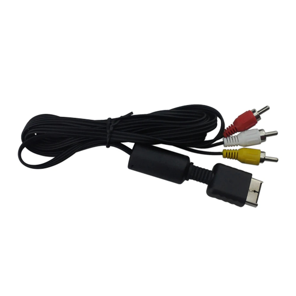 1.8M High quality  audio video cable  AV Cable for PS2 for PS3 for Playstation 2 for Playstation 3