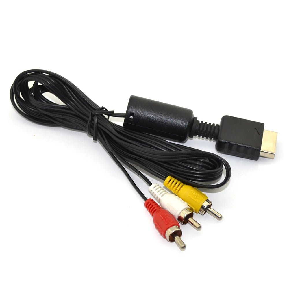 1.8M High quality  audio video cable  AV Cable for PS2 for PS3 for Playstation 2 for Playstation 3