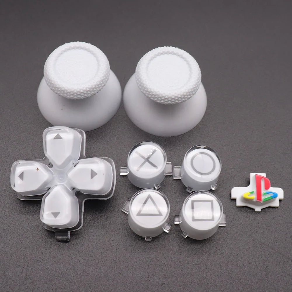 Buttons ABXY & D-pad Trigger Buttons For PS5 Controller Analogue Mushroom Game Head Rocker Home Button Return Back Power Switch
