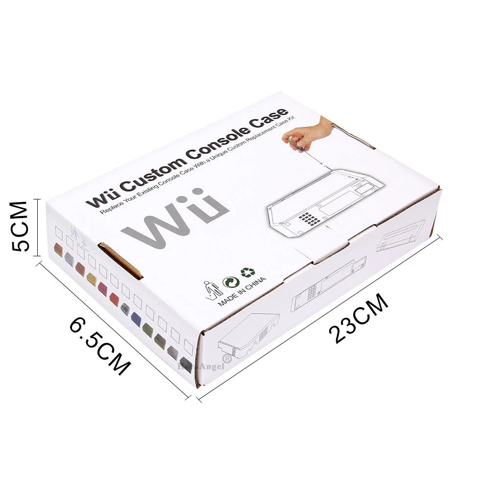 NEW 11 Colors Replacement Full Housing Shell Cover Case with Buttons For Wii Game Console Repair Parts