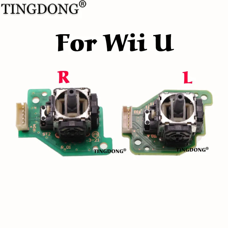 Original new left right 3D Analog joystick with pcb board Joystick stick part for wii u wiiu gamepad L R 3D Anolog