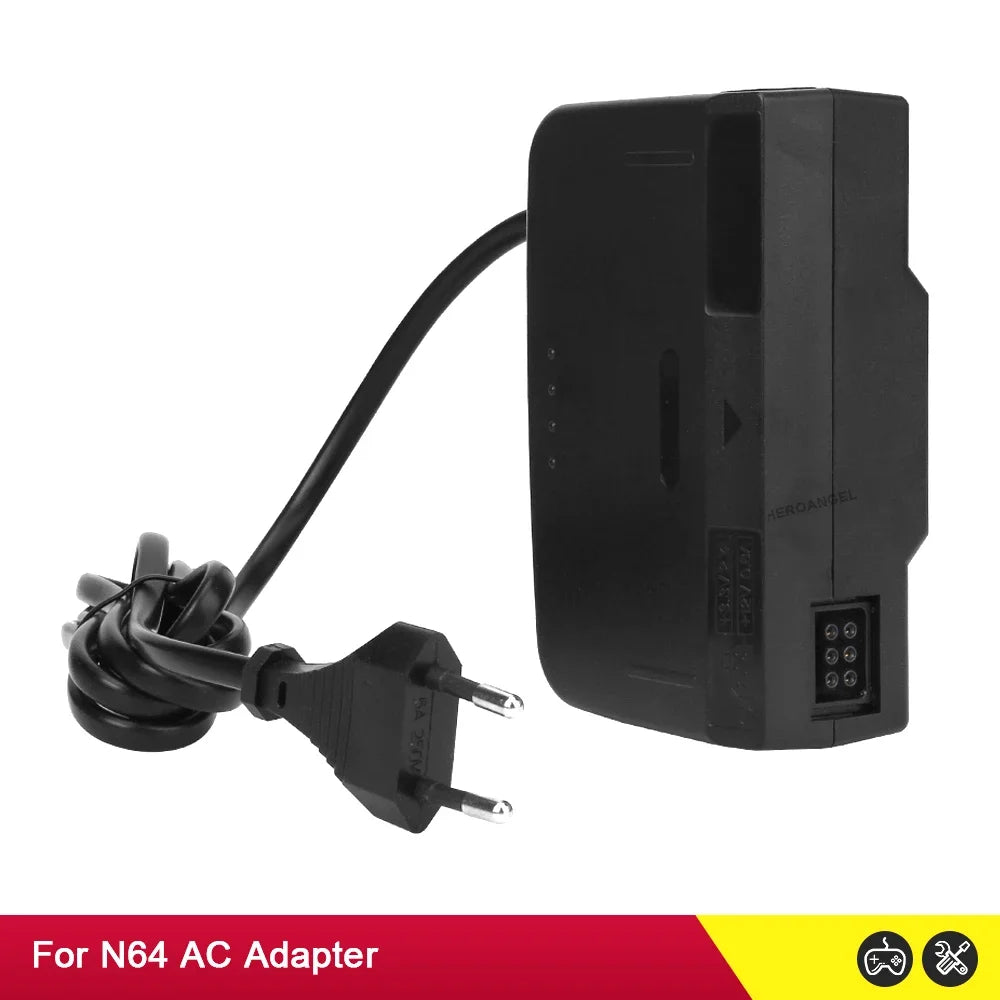 High Quality Wall Charger AC/DC Adapter Power Supply Game Charger For N64 Console AC Adaptor EU/US Plug Dropshipping