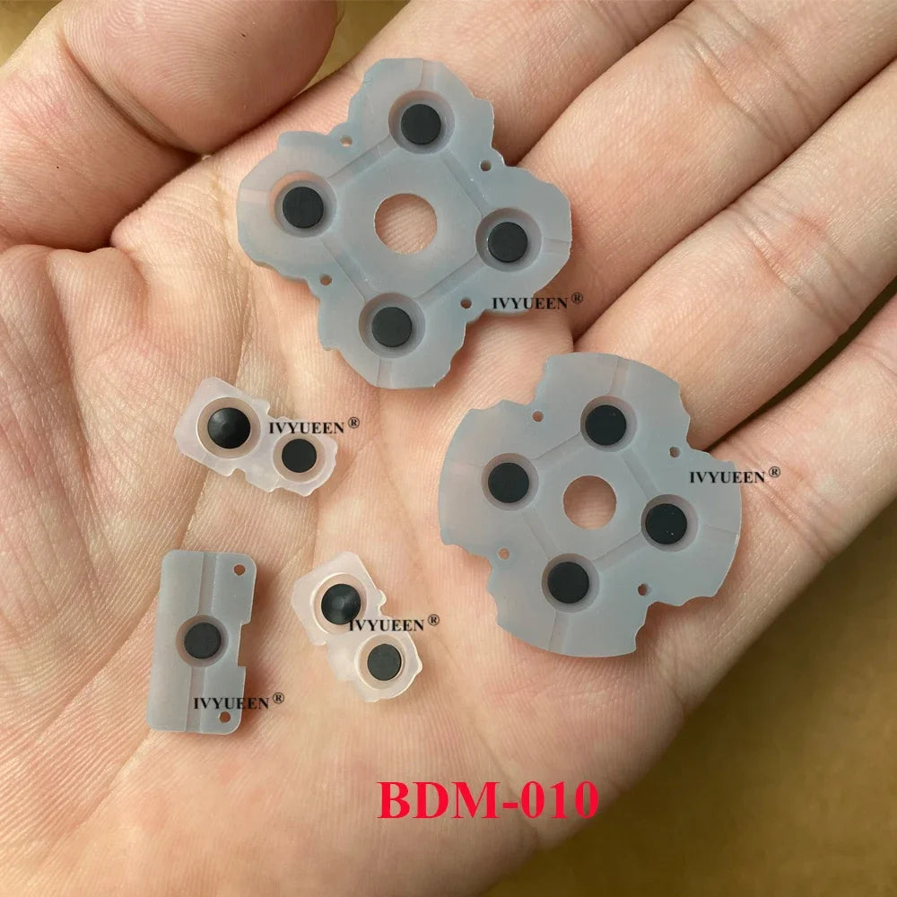 IVYUEEN for PlayStation 5 PS5 Controller L1 R1 L2 R2 Trigger Buttons Analog Stick Conductive Rubber Repair for Dualsense V2 V3
