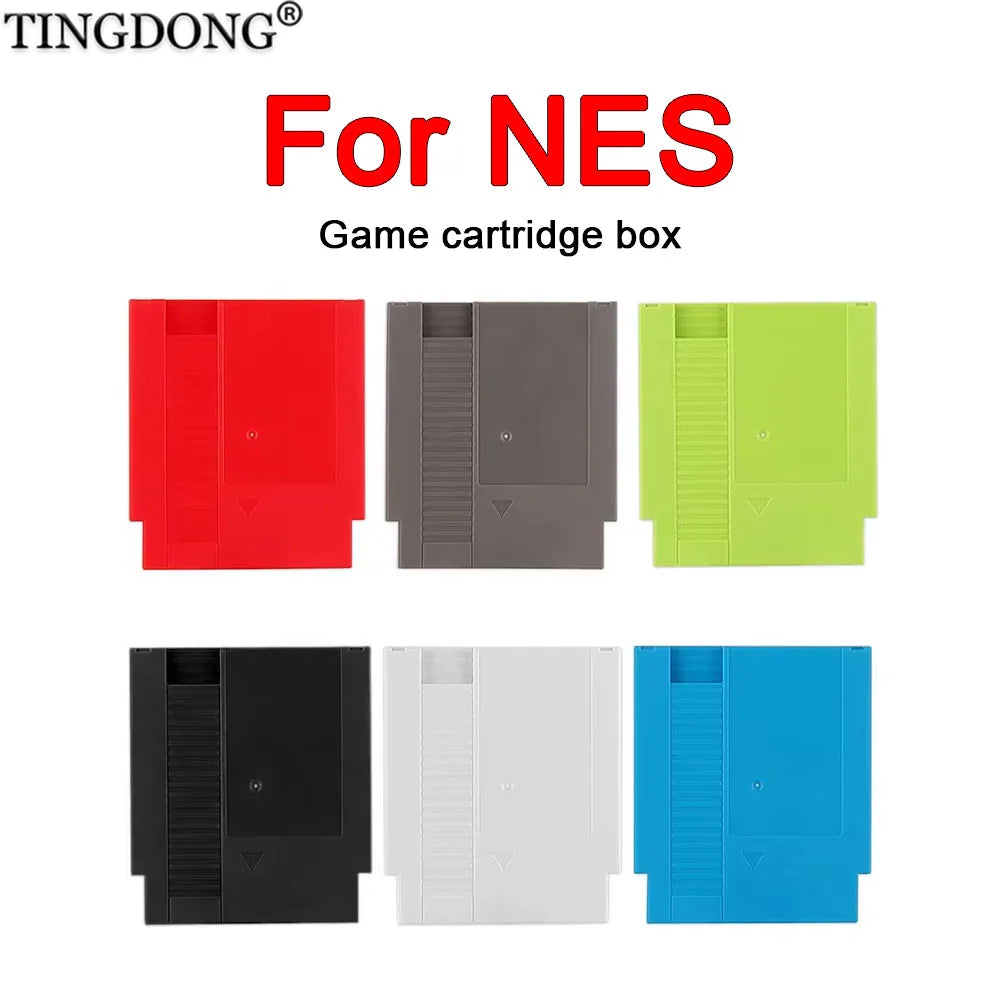 Hard Plastic Case Cartridge Shell Cover For NES 60Pin To 72Pin Game Card Replacement Shell With 3 Screws