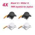 2/4/10pcs K-SILVER JS19 TMR Electromagnetic Joystick for Switch/NS OLED JoyCon NS Lite Replacement 3D Analog White ThumbStick