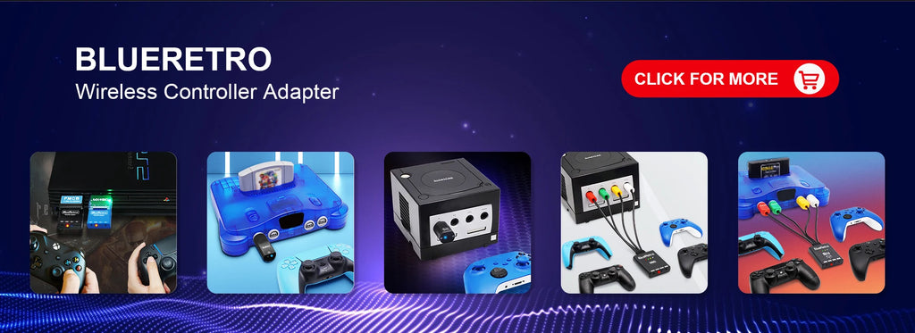 RetroScaler Blueretro Wireless Controller Adapter For SNES SFC Console to PS4 PS5 Switch Pro Switch Joycon Xbox One S Controller