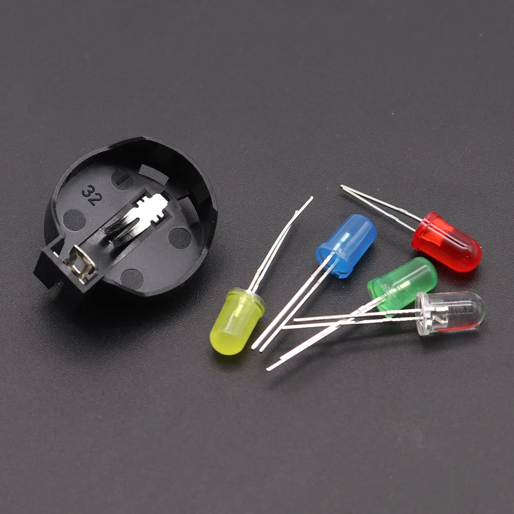 For  GAMECUBE BATTERY MOD + COLOR POWER LED KIT