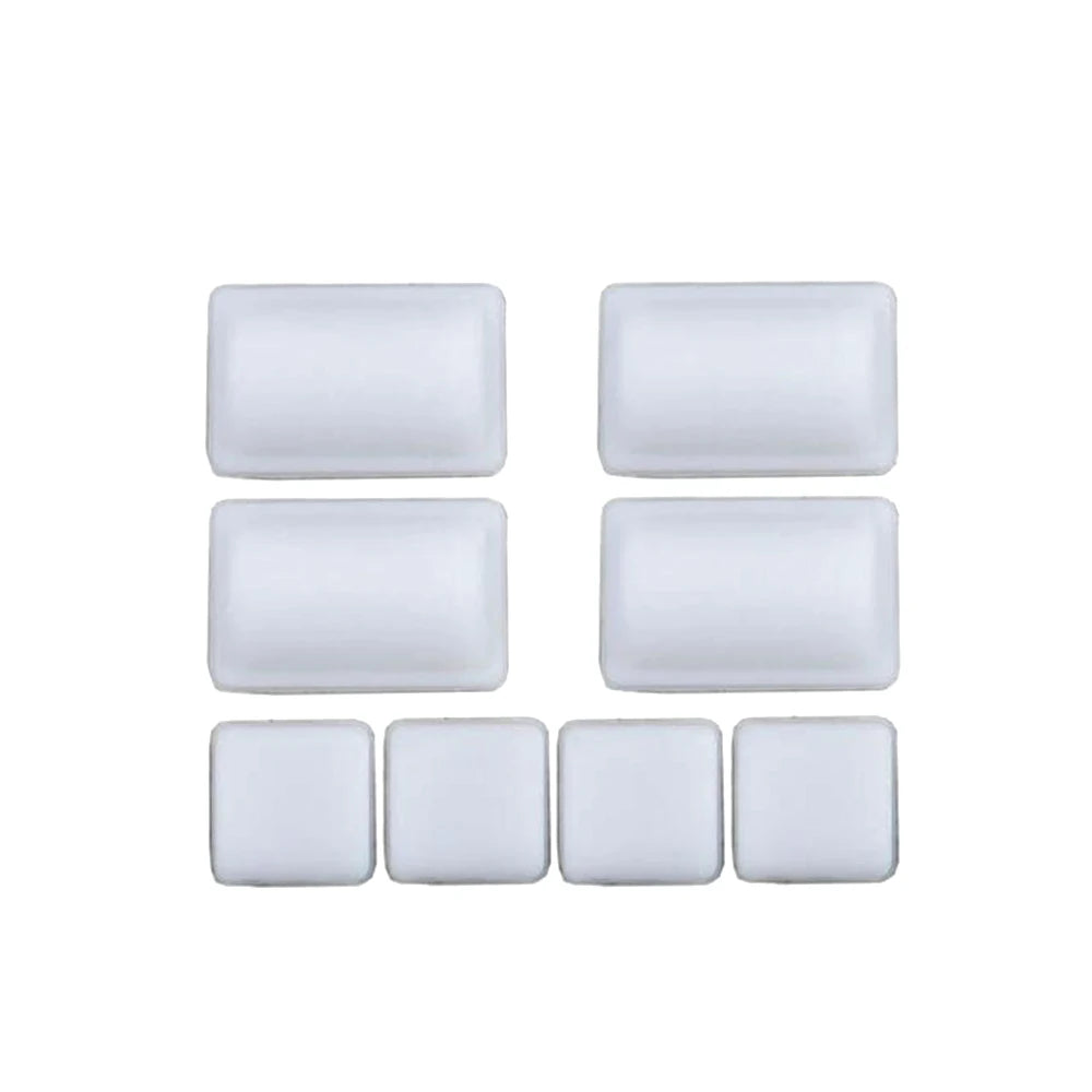 Host Rubber Pad Dust Plug For Wii Game Console Machine Foot Pad Square Pad Rubber Plug Anti Slip Rubber Pad Plug