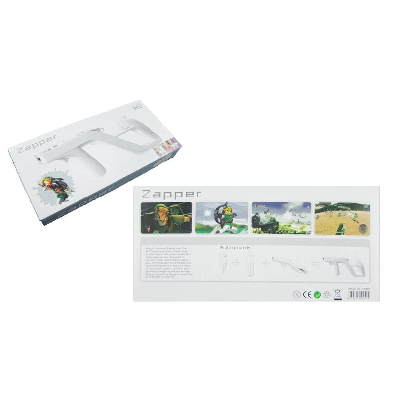 Games Zapper Detachable Controller Toy  Guns Gaming for Wii