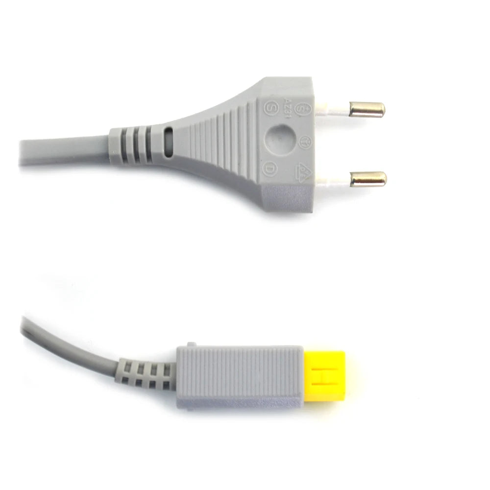EU Plug AC Charger Adapter for Wii U Console 100-240V 50/60Hz Home Wall Power Supply