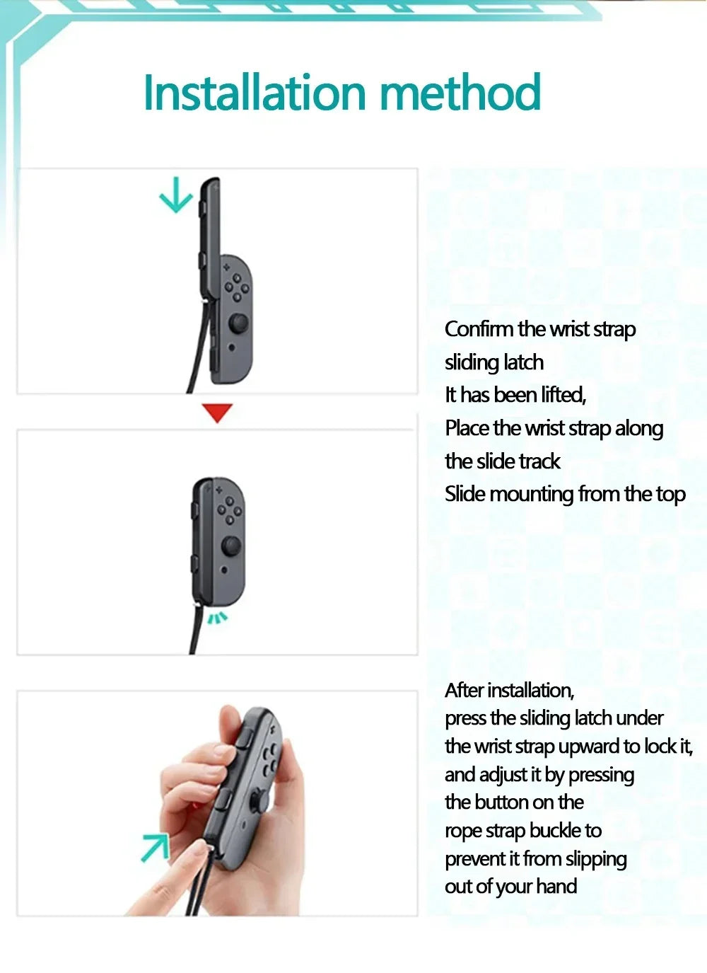 2025 For Nintend Switch & OLED Gamepad Controller Gamepad Hand Rope Joy-con Wrist Strap Laptop Video Games Accessories