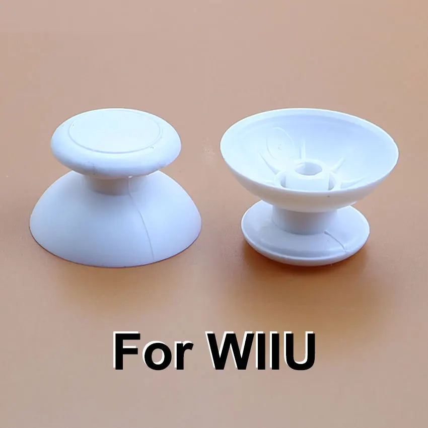 JCD 2pcs 3D Analog Joystick Thumb Stick Grip Cap Button Repair Part Cover Thumbstick Replacement For Wii WII U WiiU Controller