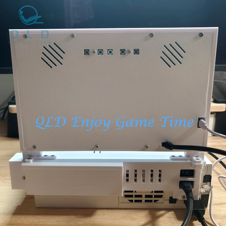 10.1 Inch Portable Display, PS2 Retro Arcade Game Console Screen, 16:9 Mini Monitor with Stereo for PS 2 Thick Version