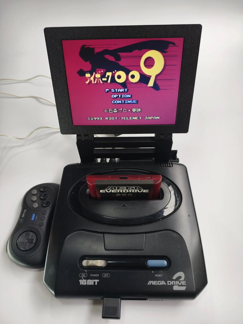 8“ Portable Mini Monitor Retro Gaming Console Screen 8 Inch LCD Screen Designed For Games Sega Mega Drive 2 / Genesis 2  Console