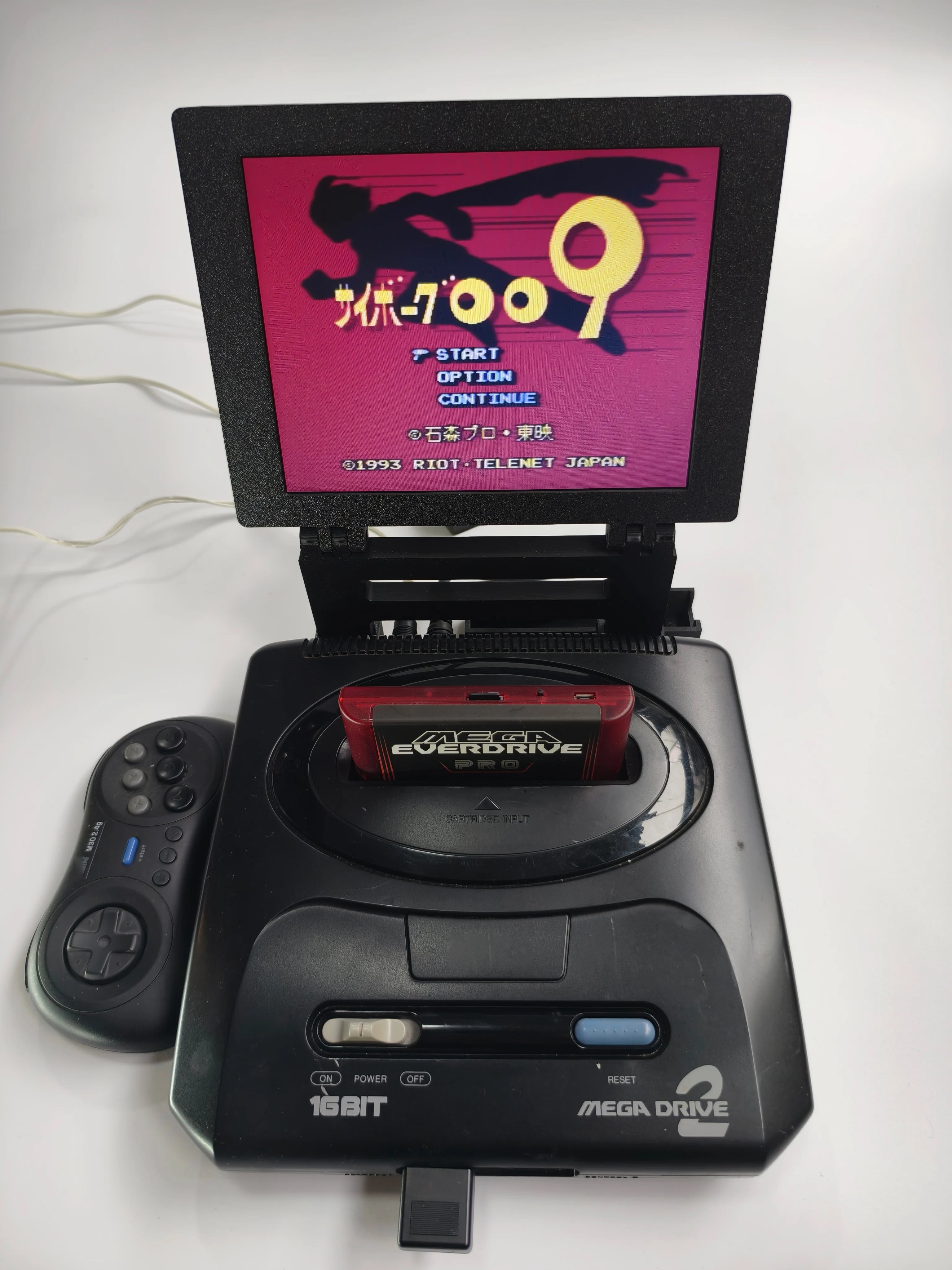 8“ Portable Mini Monitor Retro Gaming Console Screen 8 Inch LCD Screen Designed For Games Sega Mega Drive 2 / Genesis 2  Console