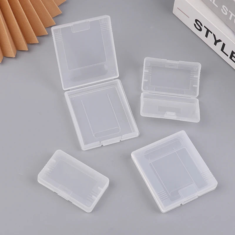 5Pcs Transparent Game Cartridge Case For Gameboy Advance GBA GBC Plastic Dustproof Box Cover For Gameboy Color Pocket