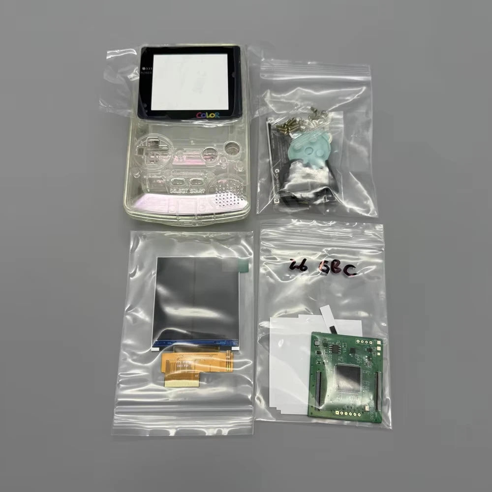 2.6 Inch IPS LCD Screen + New Housing for Gameboy Color GBC Console, Supports Pixel Display