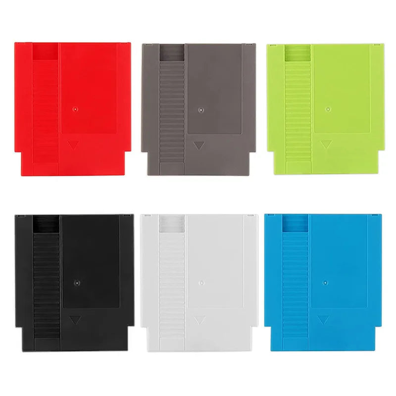 Hard Plastic Case Cartridge Shell Cover For NES 60Pin To 72Pin Game Card Replacement Shell With 3 Screws