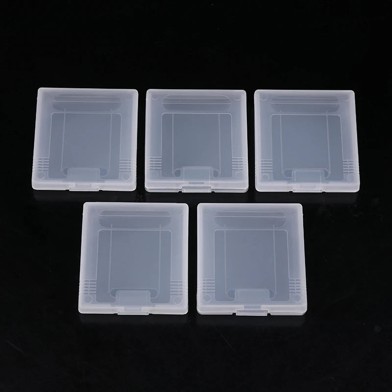 5Pcs Transparent Game Cartridge Case For Gameboy Advance GBA GBC Plastic Dustproof Box Cover For Gameboy Color Pocket