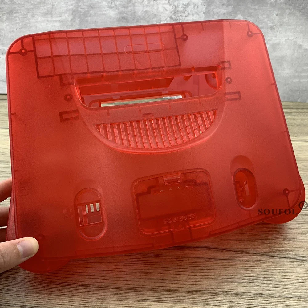 Dropshipping Replacement Housing Shell Translucent Case for N64 Nintend 64 Replacement Full Housing Transparent Box