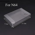 10pc/Lot Transparent Clear PET Plastic Box Protector Case Sleeve Cover For SNES N64 CIB Boxed Games Cartridge Box