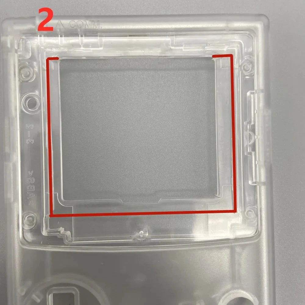 2.6 Inch IPS LCD Screen + New Housing for Gameboy Color GBC Console, Supports Pixel Display