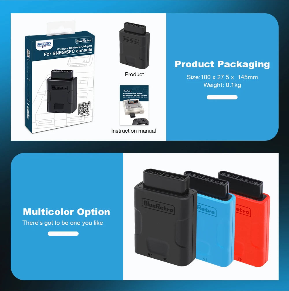 NY: RetroScaler Blueretro Wireless Controller Adapter
