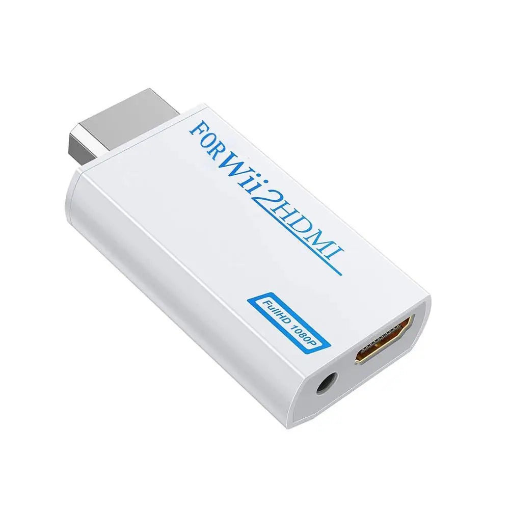 Wii to HDMI Adapter WII to Hdmi Converter Connect Wii Console to HDMI Display Monitor with 3.5mm Audio