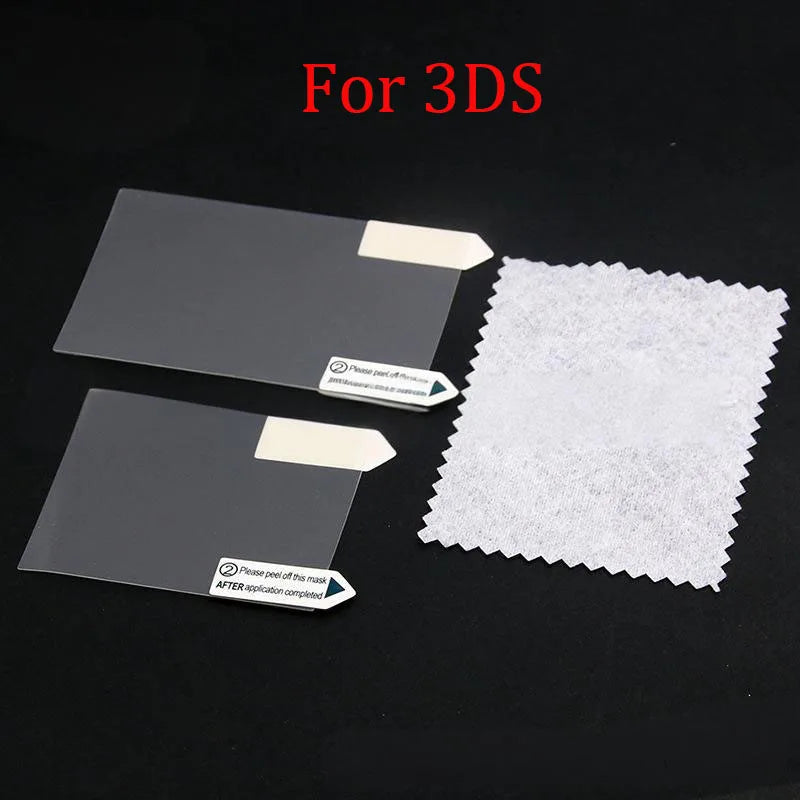 Clear Protective Film For NDS DSi NDSi XL LL NDSL DS Lite Top+Bottom LCD Screen Protector For 2DS 3DS XL LL New 3DSLL 3DSXL 1Set