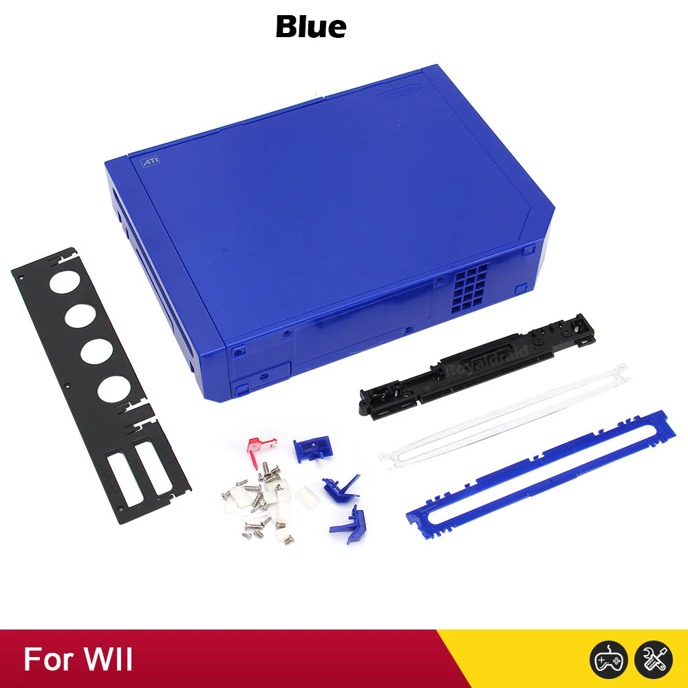 NEW 11 Colors Replacement Full Housing Shell Cover Case with Buttons For Wii Game Console Repair Parts