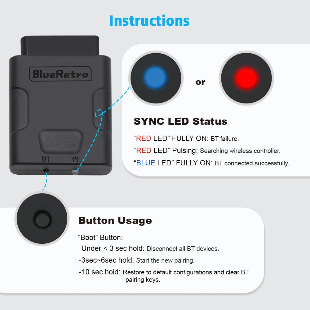 NY: RetroScaler Blueretro Wireless Controller Adapter