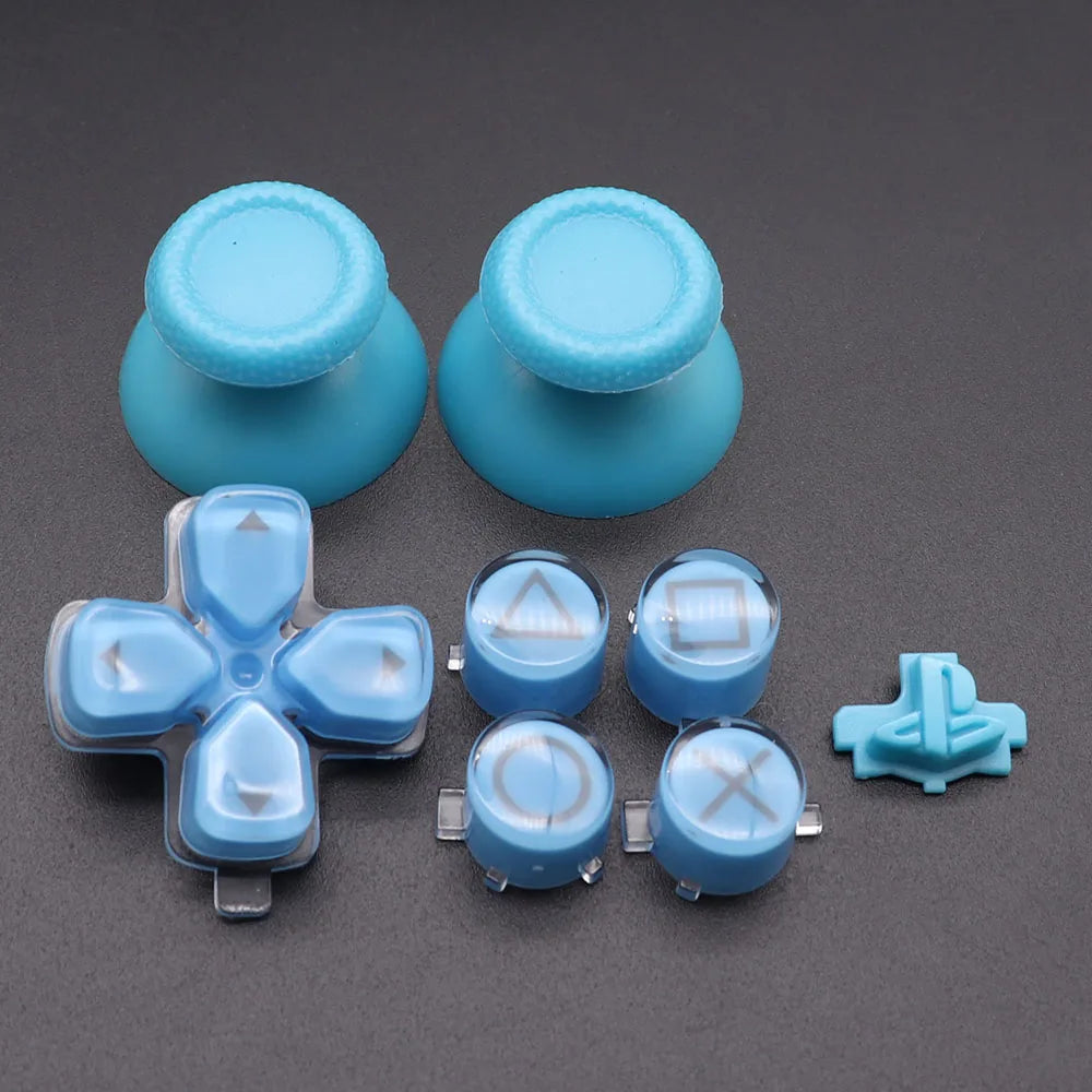 Buttons ABXY & D-pad Trigger Buttons For PS5 Controller Analogue Mushroom Game Head Rocker Home Button Return Back Power Switch