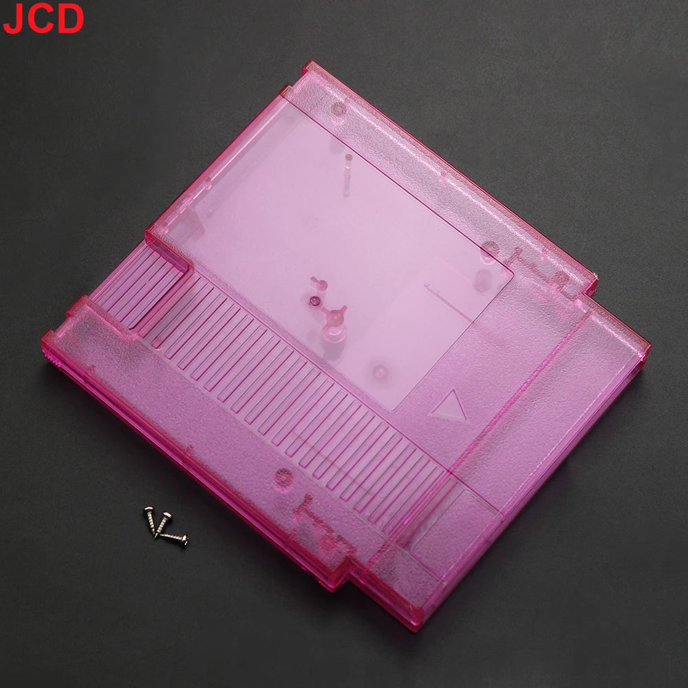 1pcs 72 Pin Game Card Box Game Cartridge Replacement Shell For NES For Entertainment System Cover Plastic Hard Case with 3 scre