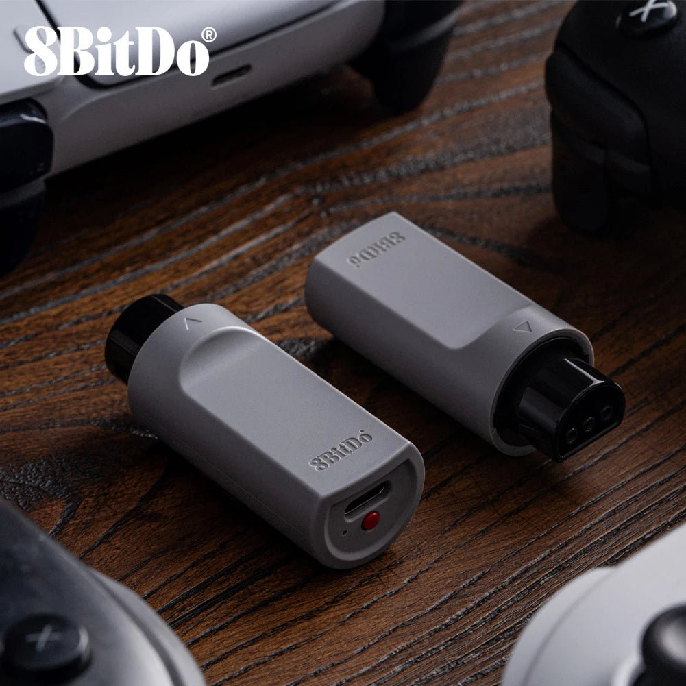 8BitDo Retro Receiver Adapter for N64 and Windows, Compatible with Xbox Series, Switch Pro and PS5/PS4 Controller on N64 Console