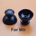 JCD 2pcs 3D Analog Joystick Thumb Stick Grip Cap Button Repair Part Cover Thumbstick Replacement For Wii WII U WiiU Controller