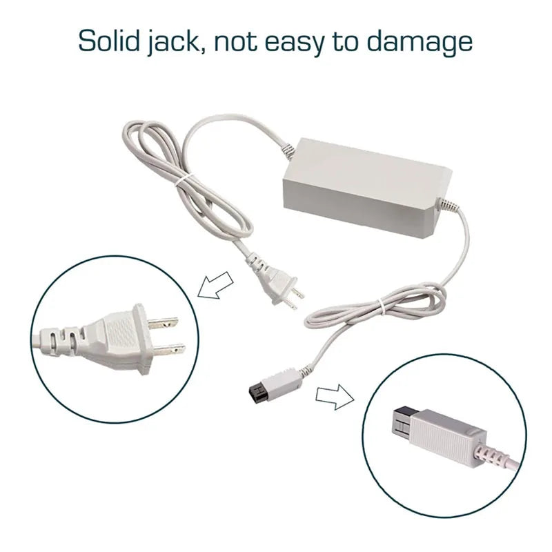 NEW EU US Plug Power AC Adapter for Wii Power Cord Replacement Power Supply Adapter for Wii Gaming Console