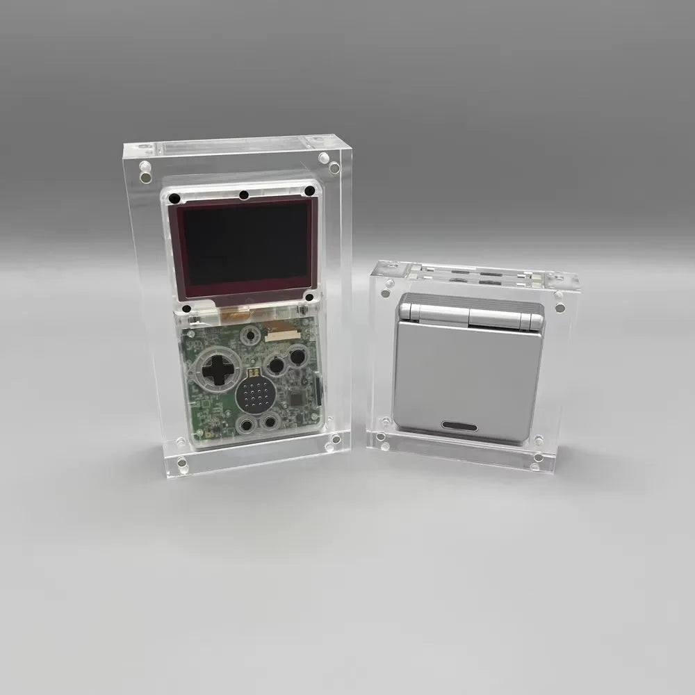 Ny: GameBoy SP Acrylic Display Kasse - Magnetisk Cover