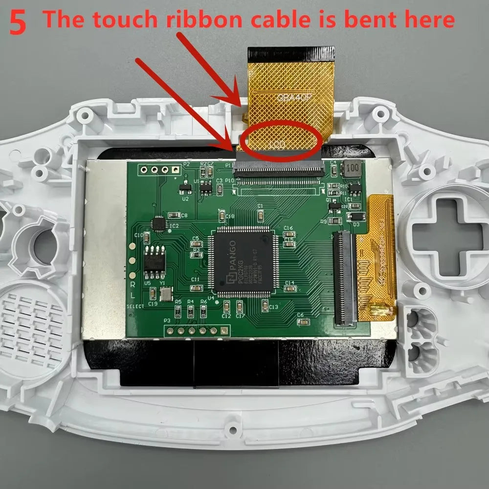 2.9 "original Size IPS High Brightness LCD Screen For Gameboy Advance GBA Support Pixel Mode Display Warm light Screens