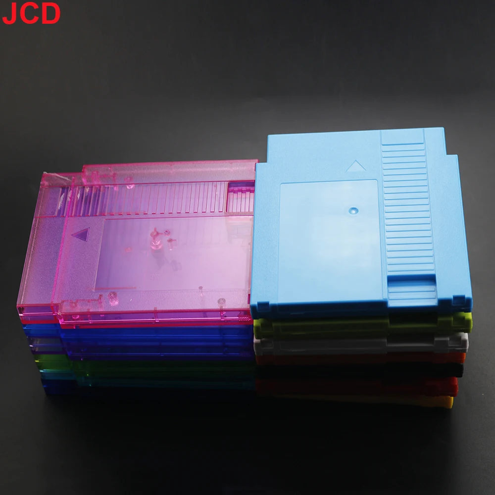 1pcs 72 Pin Game Card Box Game Cartridge Replacement Shell For NES For Entertainment System Cover Plastic Hard Case with 3 scre