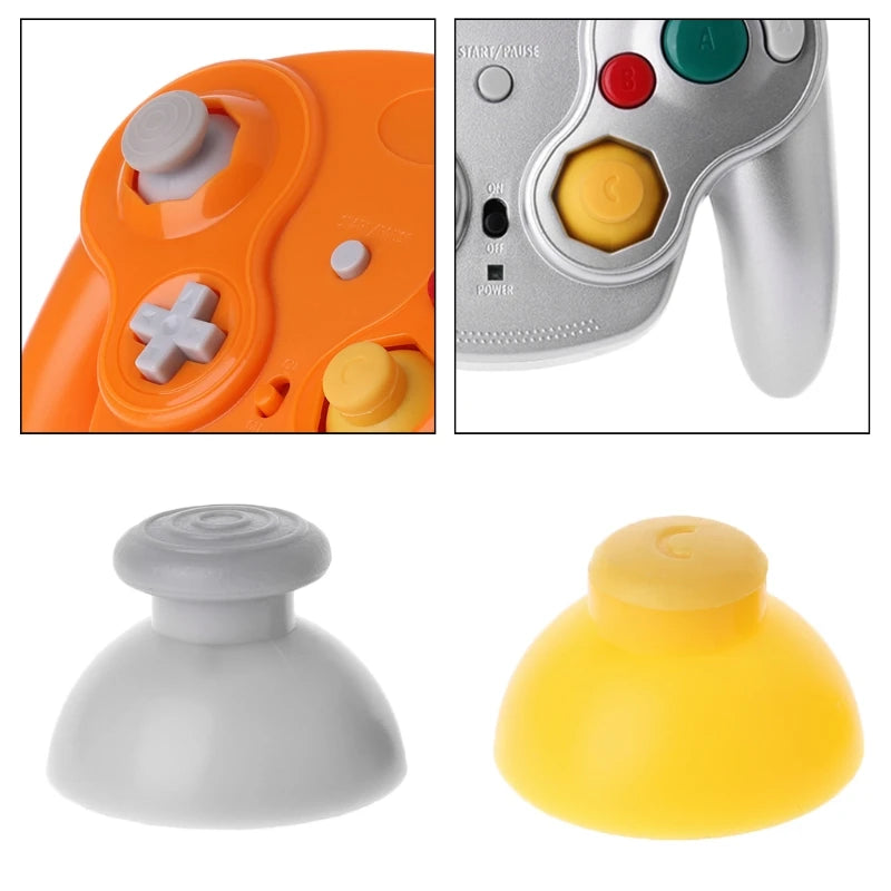 Ny: 5-Par joystick hoveder - GameCube