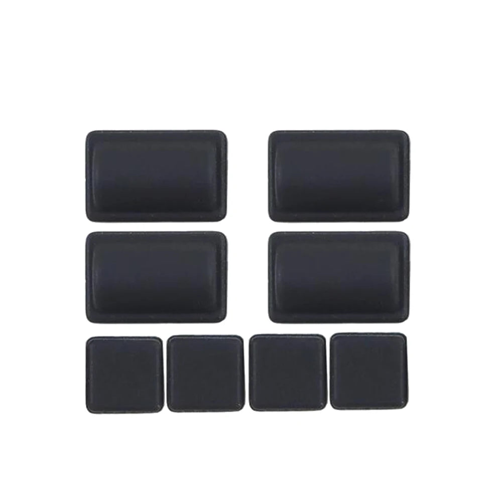 Host Rubber Pad Dust Plug For Wii Game Console Machine Foot Pad Square Pad Rubber Plug Anti Slip Rubber Pad Plug