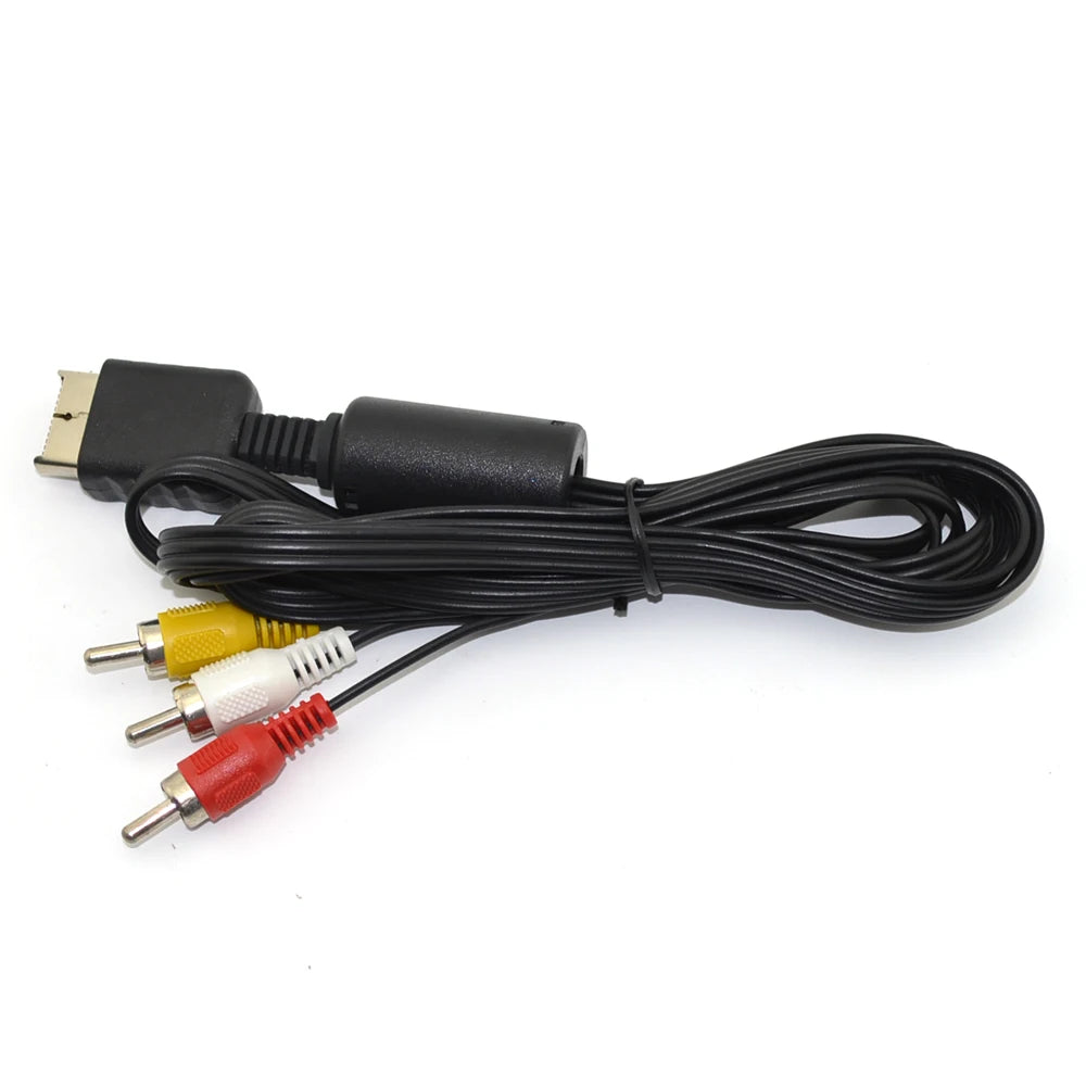 1.8M High quality  audio video cable  AV Cable for PS2 for PS3 for Playstation 2 for Playstation 3