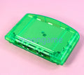 1set For N64 Housing Case Cartridge Game Card Shell Cover with Screws Red/Grey/Transparent Green/Transparent white