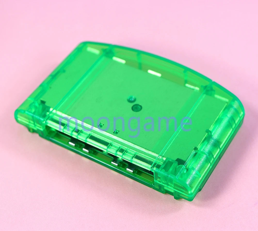 1set For N64 Housing Case Cartridge Game Card Shell Cover with Screws Red/Grey/Transparent Green/Transparent white