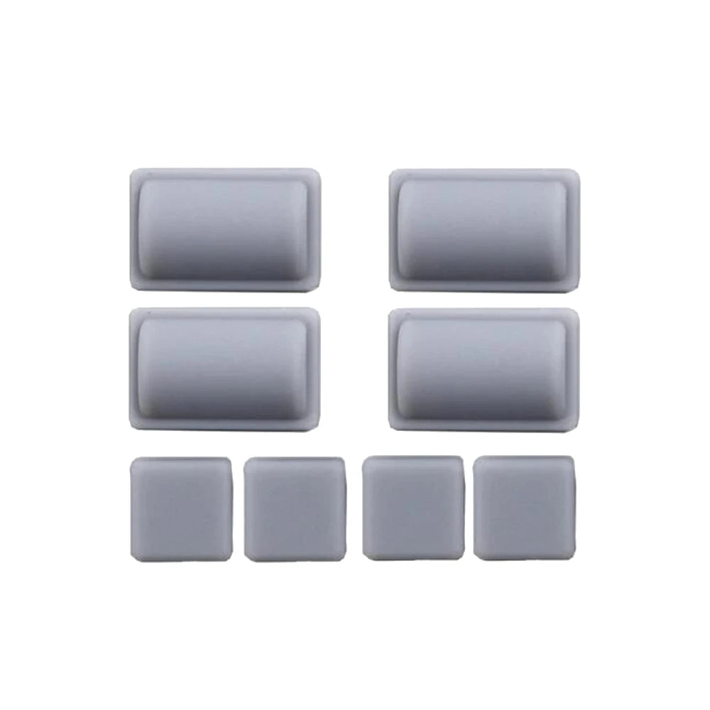 Host Rubber Pad Dust Plug For Wii Game Console Machine Foot Pad Square Pad Rubber Plug Anti Slip Rubber Pad Plug