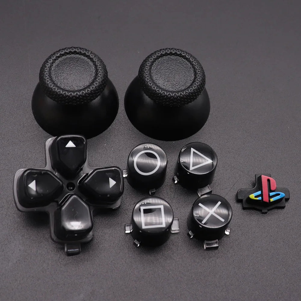 Buttons ABXY & D-pad Trigger Buttons For PS5 Controller Analogue Mushroom Game Head Rocker Home Button Return Back Power Switch