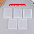 5Pcs Transparent Game Cartridge Case For Gameboy Advance GBA GBC Plastic Dustproof Box Cover For Gameboy Color Pocket