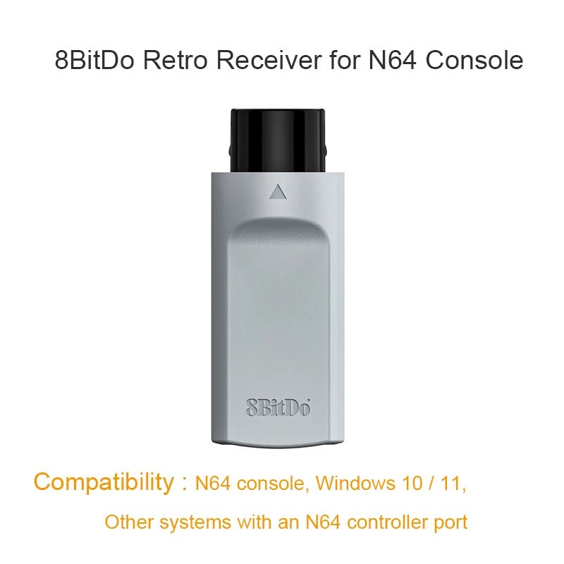 NY: 8 BitDo Retro - Trådløs Receiver til N64 / Windows