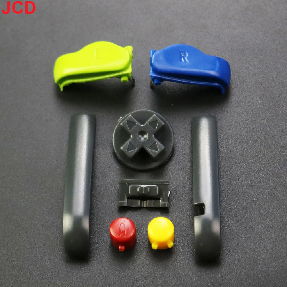 1 Set 17color High Quality AB Colorful L R Buttons Keypads For Gameboy Advance Buttons Frame For GBA D Pads Power ON OFF Buttons