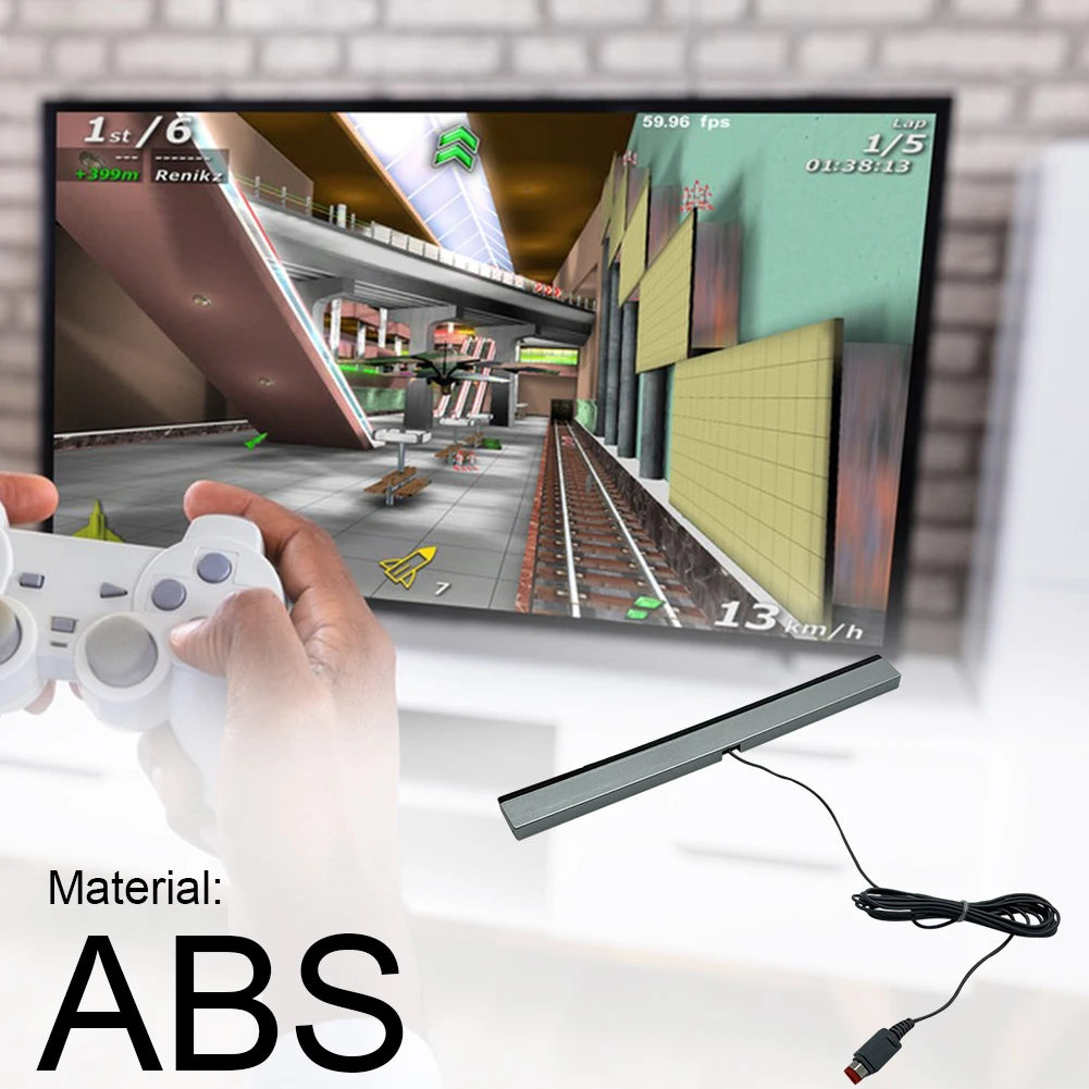 Sensor Bar USB U Console Replacement Infrared TV Ray Wired Remote Sensor Bar Reciever Inductor Game Accesso